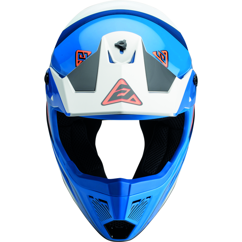 Answer AR1 Vendetta Helmet Blue/White/Orange Youth - Small