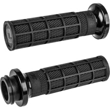 Lock On Hart Luck Full Waffle Black/Black Indian Touring