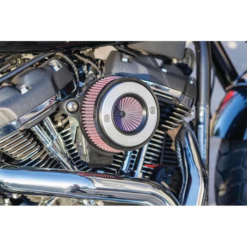 S&S Cycle 2017+ M8 Models Stealth Air Stinger Kit w/ S&S Ring