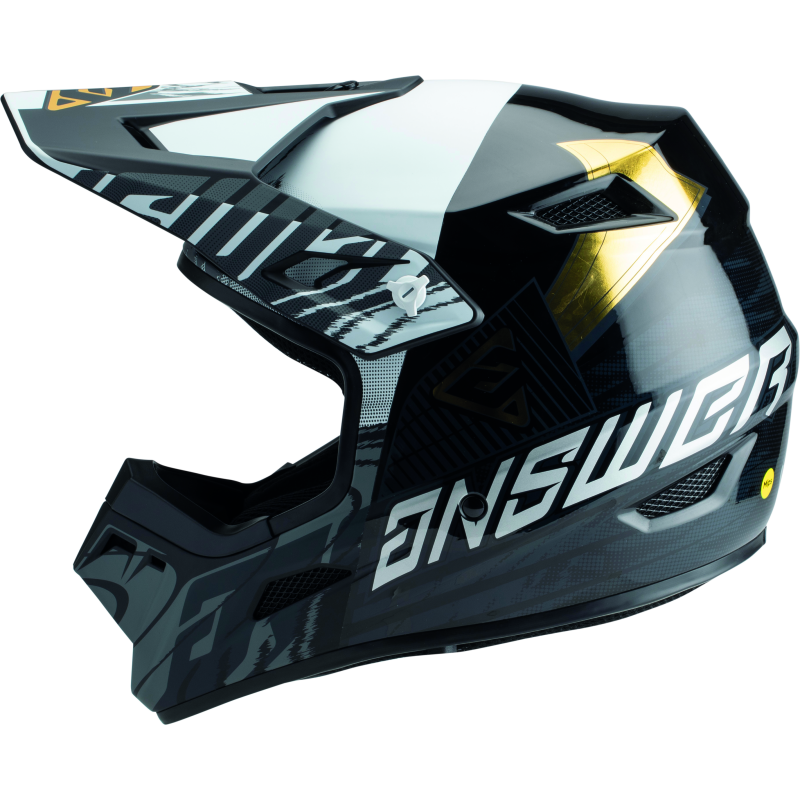 
                      
                        Answer AR3 Ronin Helmet Black/White/Gold - Small
                      
                    