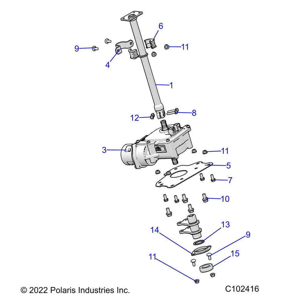 
                      
                        Polaris ATV Power Steering Plate Mount, E-Coat, Genuine OEM - 5257877-329
                      
                    
