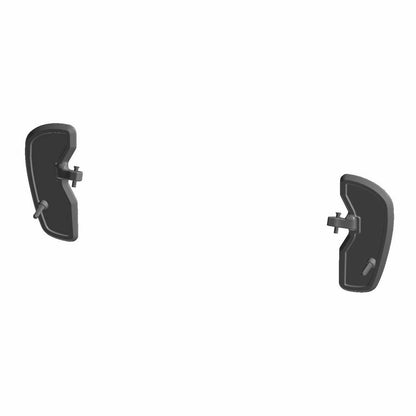 Indian Motorcycle Rider Floorboards with Inlays in Gloss Black, Pair - 2891341-266