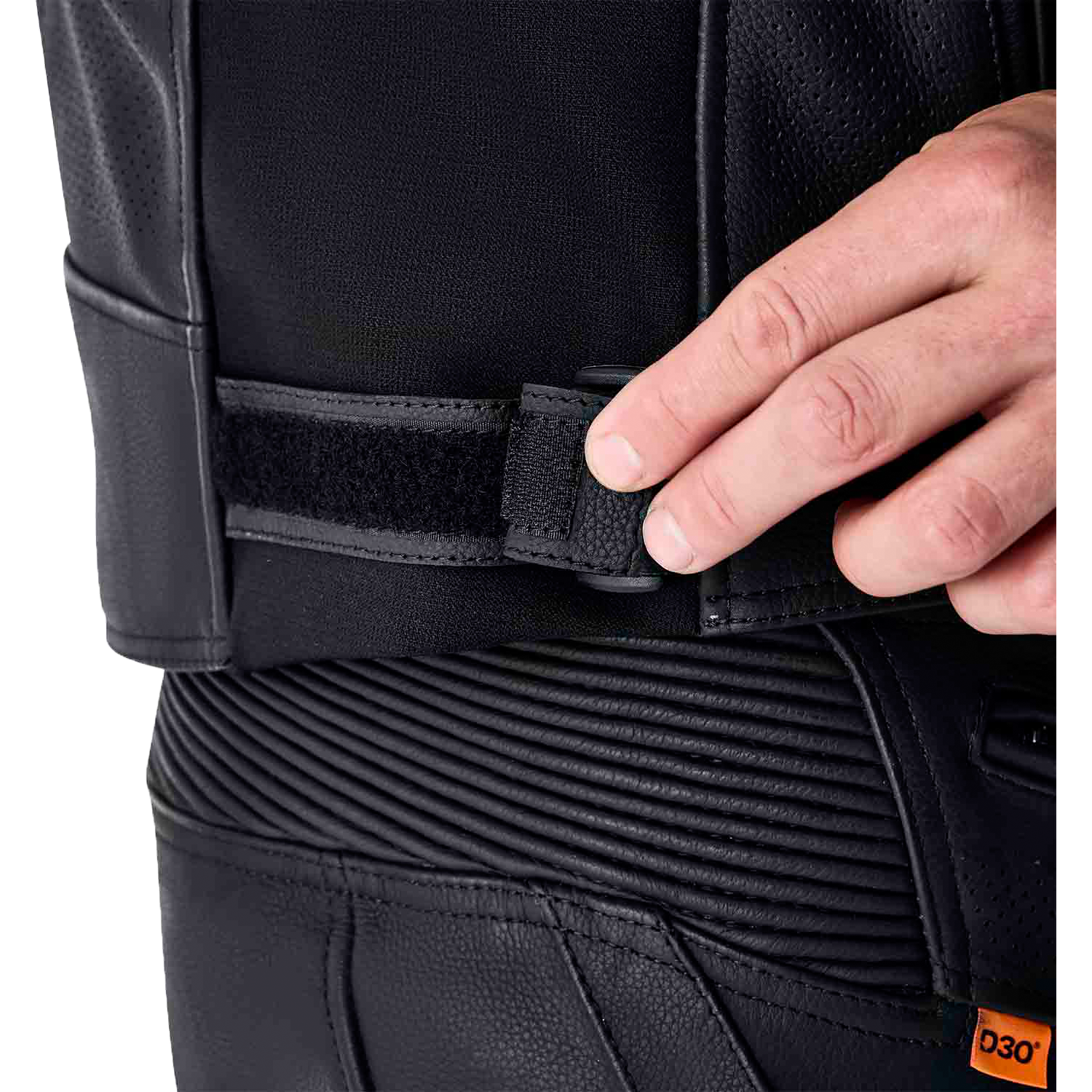 Tractech Evo D3o Jacket Blk/Whi Leather Lg