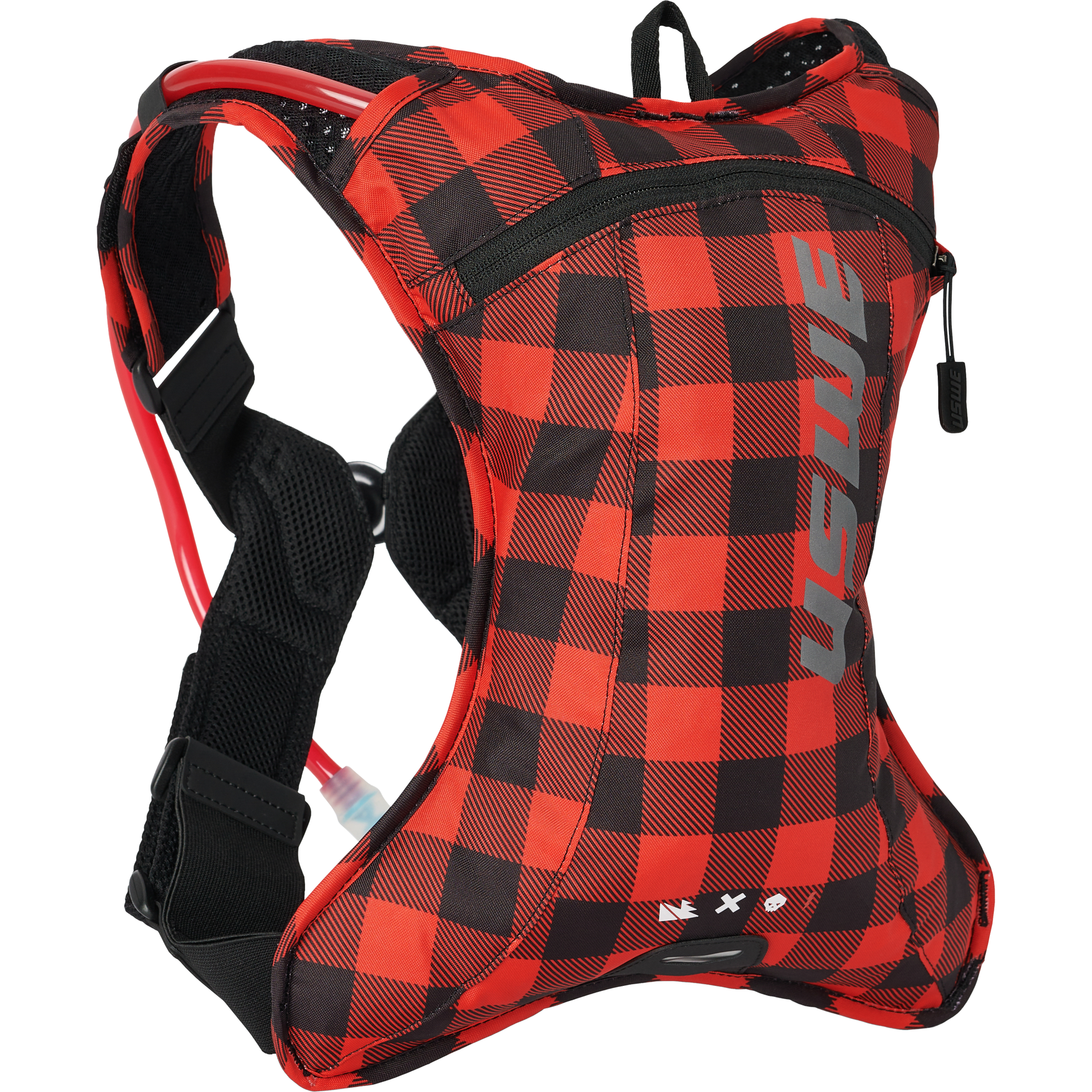Outlander 2l Hydration Pack Flannel Red/Black