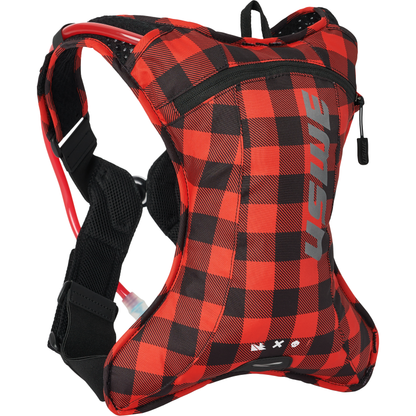 Outlander 2l Hydration Pack Flannel Red/Black