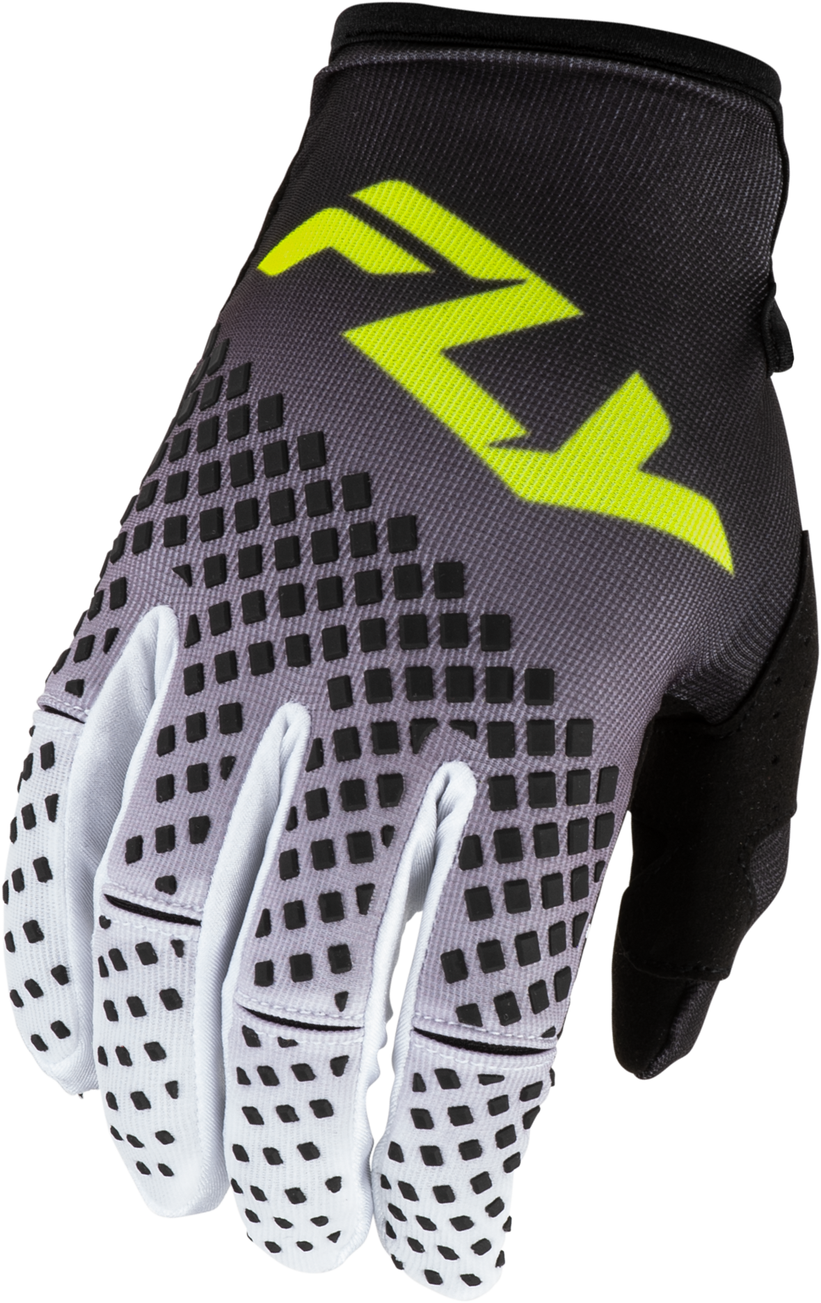 Youth Kinetic Fade Gloves Black/White/Hi Vis Ym