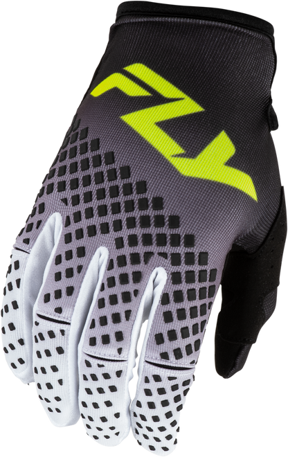 Youth Kinetic Fade Gloves Black/White/Hi Vis Ym