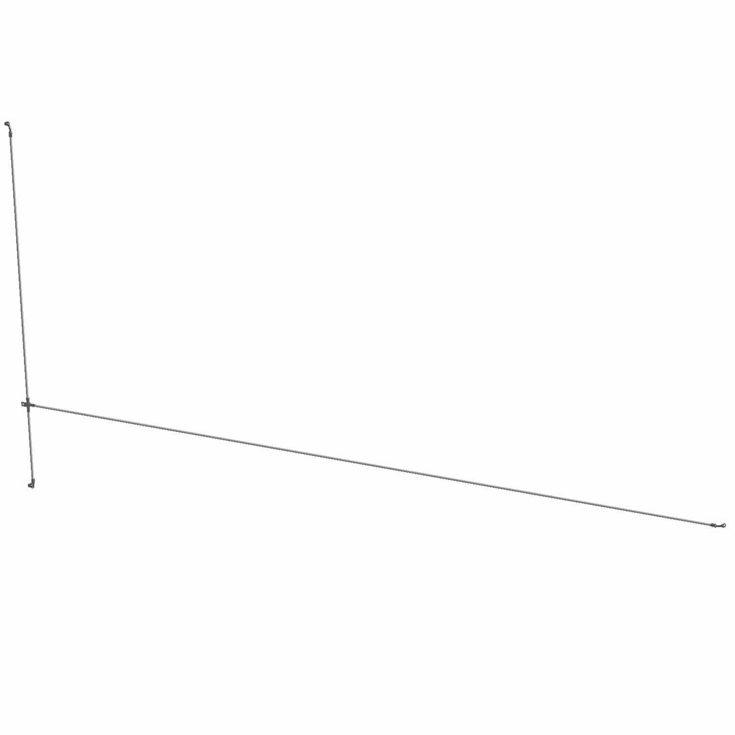 Polaris Ranger Brake Line, Genuine OEM Part 1912851, Qty 1