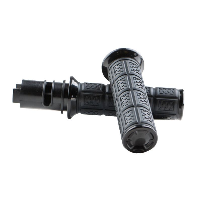 Kuryakyn Enygma Grips 24 and Up Touring 25 and Up Softails Throttle-By-Wire Black
