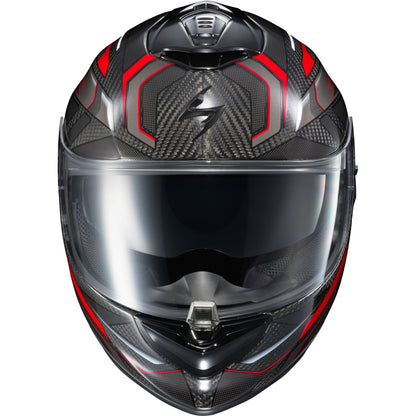 Exo St1400 Evo Carbon Helmet Hex Gloss Red Sm