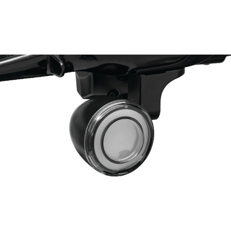 Kuryakyn Tracer L.E.D. Front Turn Signal Insert, White/Amber Light, Smoke Lens 1157