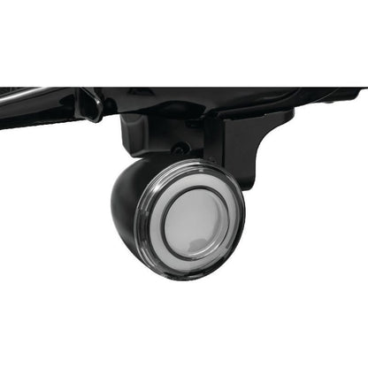 Kuryakyn Tracer L.E.D. Front Turn Signal Insert, White/Amber Light, Smoke Lens 1157