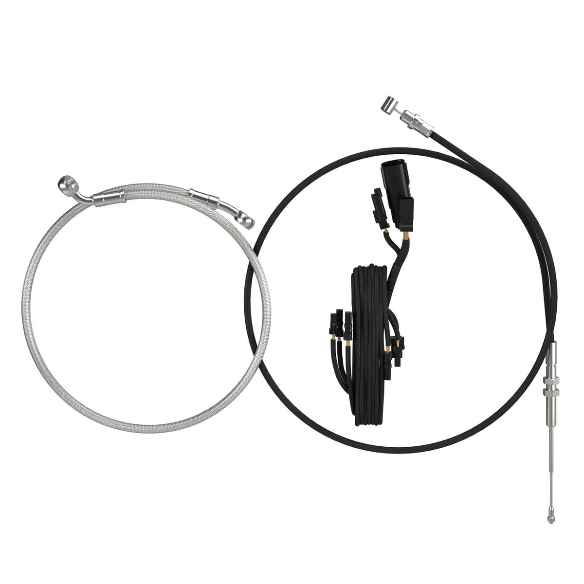Indian Motorcycle 10� Moto Handlebar Risers Install Kit, Black - 2890453