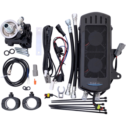 Indian Oil Cooler Side Mount Black