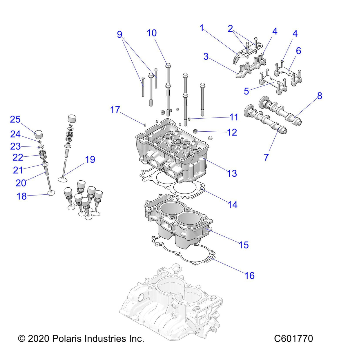 Polaris Slingshot VALVE-EXHAUST,STELLITE, Genuine OEM Part 3023183, Qty 1