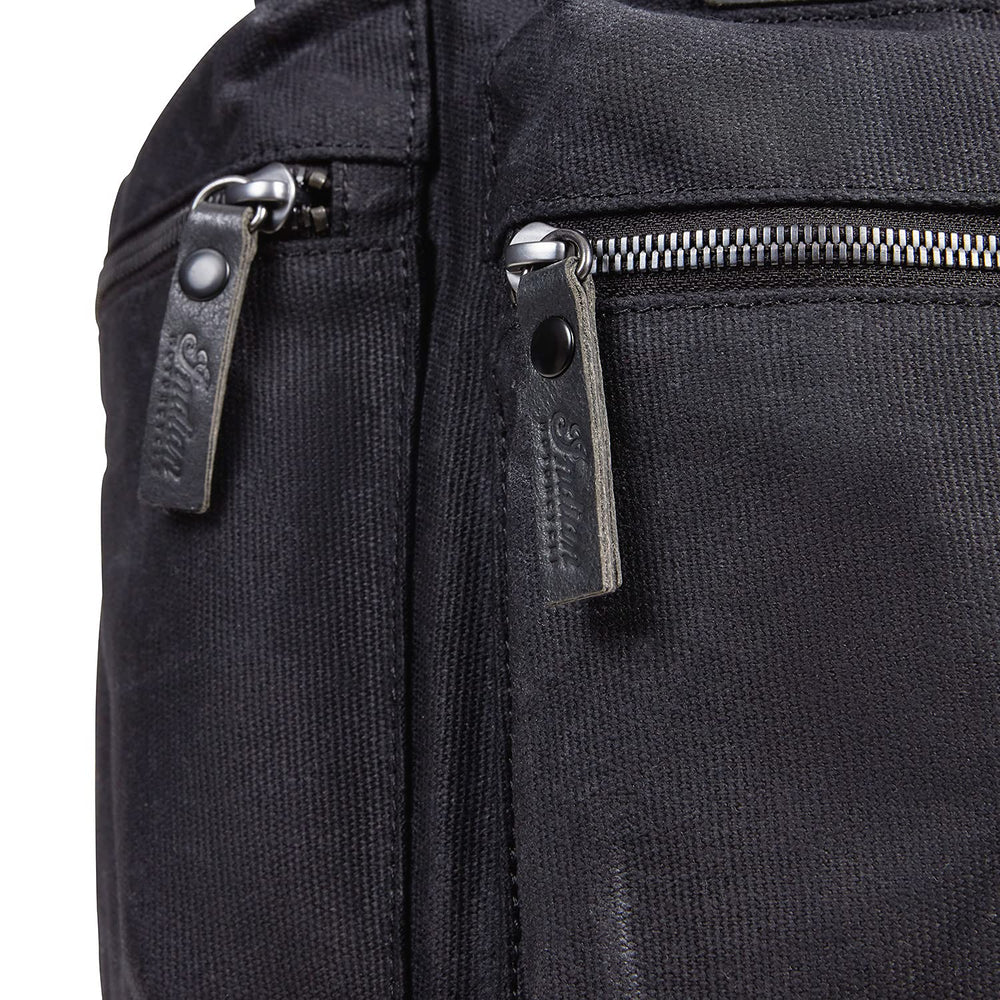 
                      
                        Indian Motorcycle Waxed Canvas Backpack, Black - 2861696
                      
                    