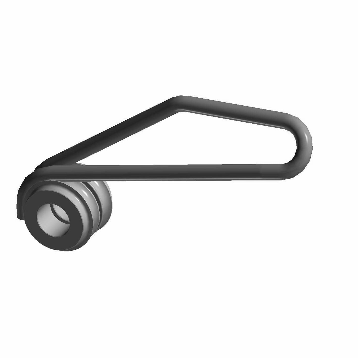 Polaris Slingshot Passenger Seatbelt Wire Guide Assembly, Chrome, Genuine OEM Part 2637550-156, Qty 1