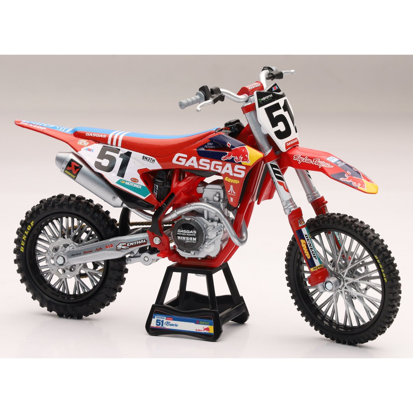 Scale 1:12 Tld Red Bull Gas Gas Mc450 Barcia #51