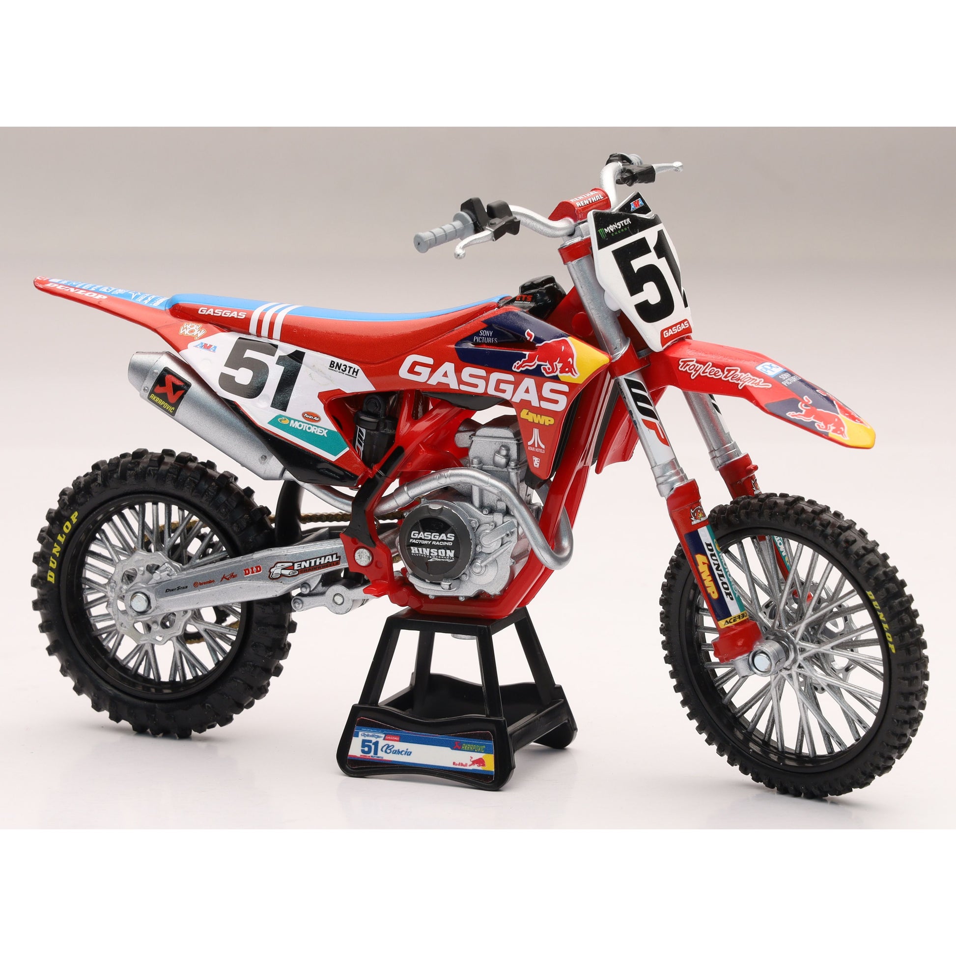 Scale 1:12 Tld Red Bull Gas Gas Mc450 Barcia #51