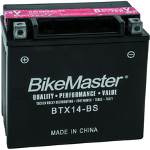 BikeMaster Battery - BTX14-BS