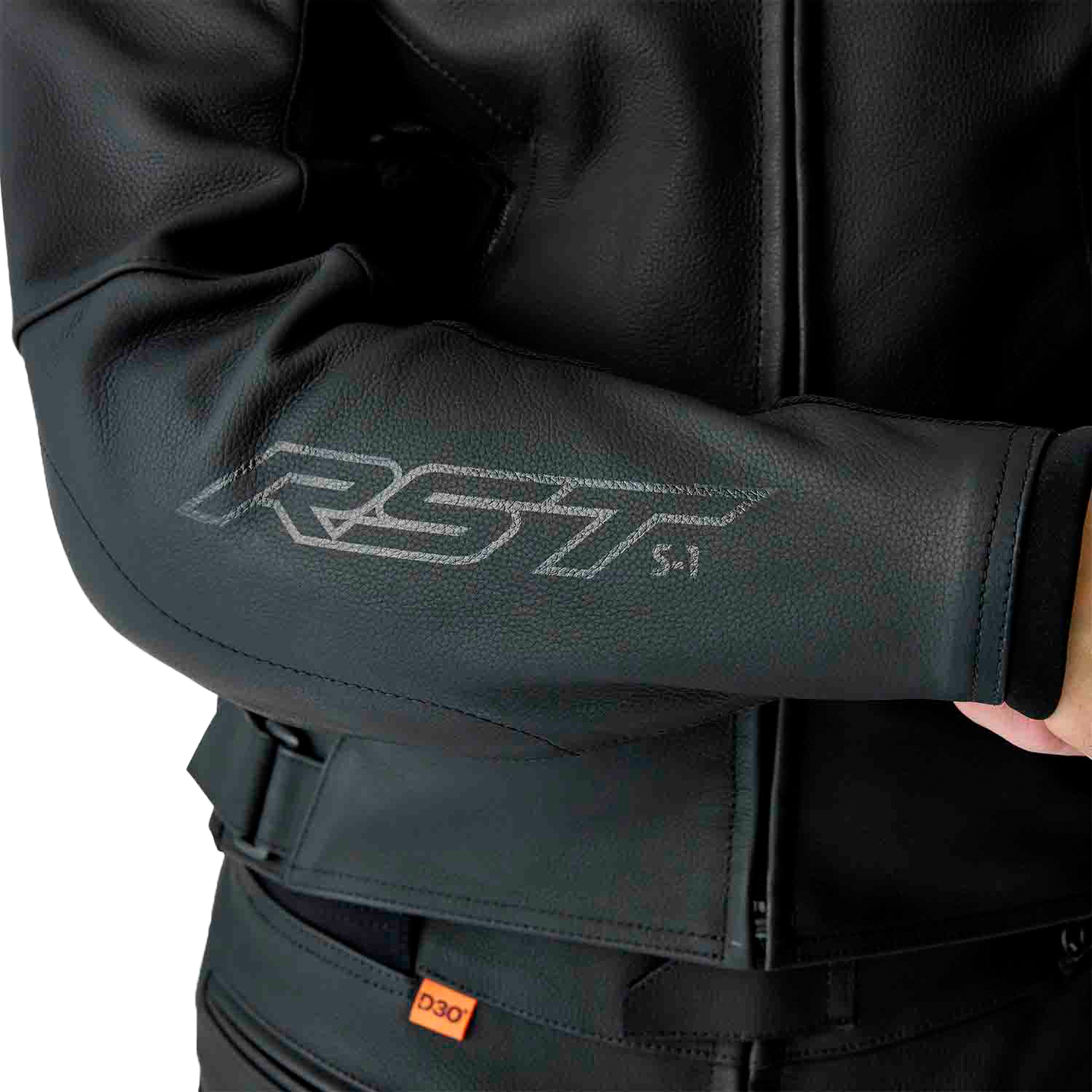 S1 D3o Leather Jacket Black Lg