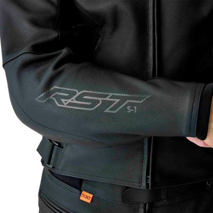 S1 D3o Leather Jacket Black 5x
