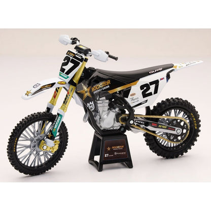 1:12 Scale Rockstar Husqvarna Team Fc450 Malcolm Stewart #27