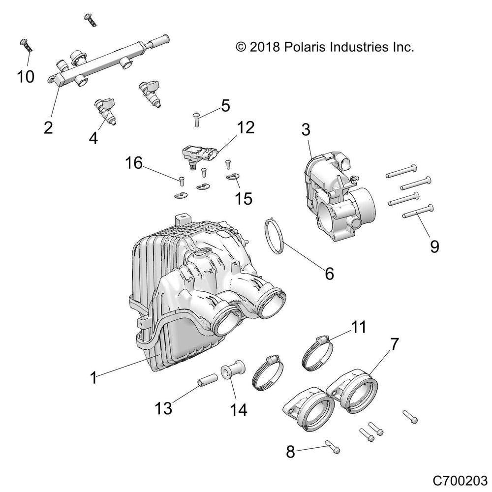 
                      
                        Polaris Ranger Fuel Rail, Genuine OEM Part 2522177, Qty 1
                      
                    