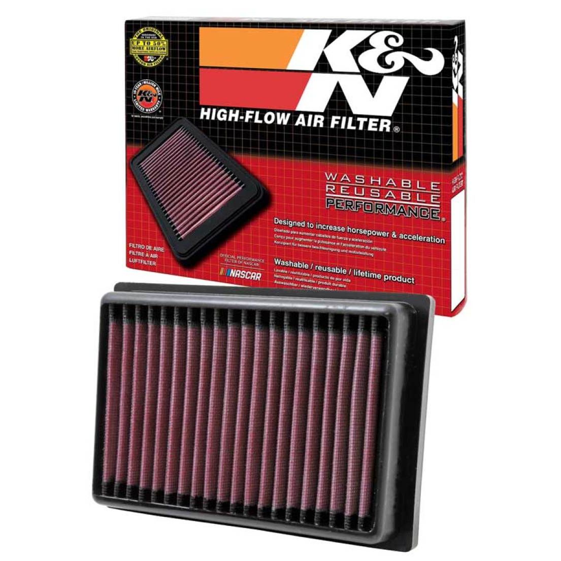 K&N 10-13 Can-Am Spyder RT 998 / 13 Spyder RS 998 Replacement Air Filter