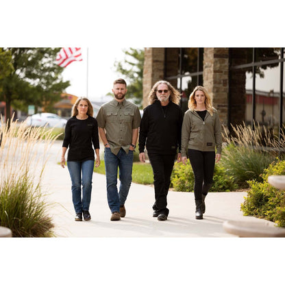 Indian Motorcycle Men's Camo Lined Quarter Zip, Black - M - 286297203