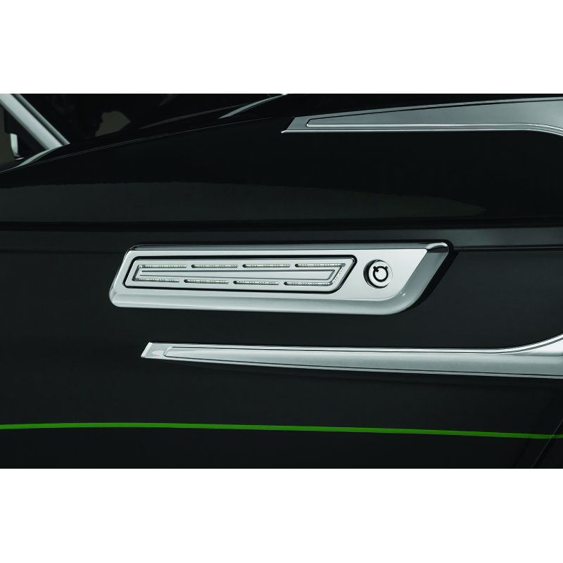 Kuryakyn LED Saddlebag Hinge Accents Chrome