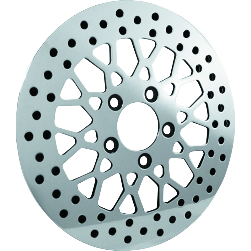 Bikers Choice 11.5 Inch Front Mesh Brake Rotor 84-16 Big Twin & XL Except 06-17 FXD 08-17 FLH FLT