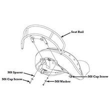 2014-2019 Indian Chief Springfield Chieftain Pinnacle Solo Rider Grab Rail Black 2880752-266