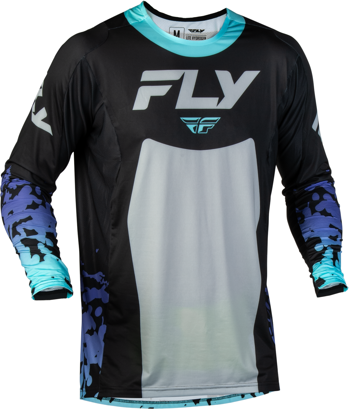 Youth Lite Flake Jersey Black/Grey/Multi Yxl