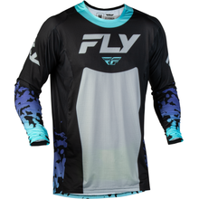 Youth Lite Flake Jersey Black/Grey/Multi Yxl