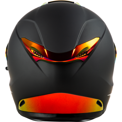 Sentinel Recon Helmet Matte Black/Fire Chrome Sm