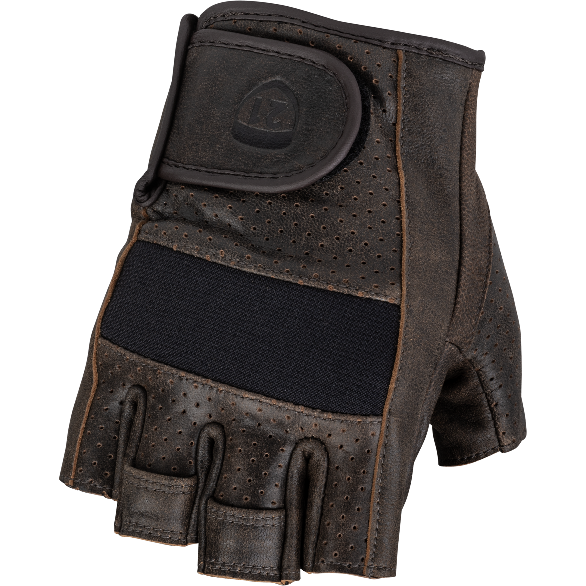 Half Jab Gloves Brown Lg