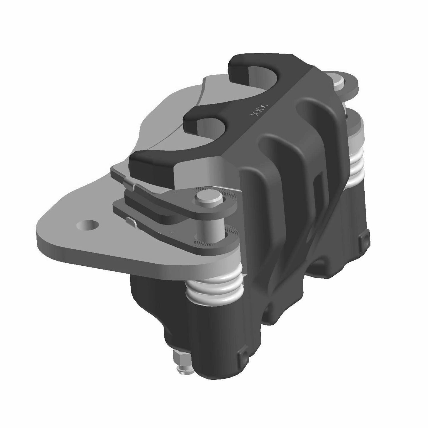 Polaris Ranger Brake Caliper Assembly, Dual Bore, Rear, Right, OEM Part 1911288, Qty 1