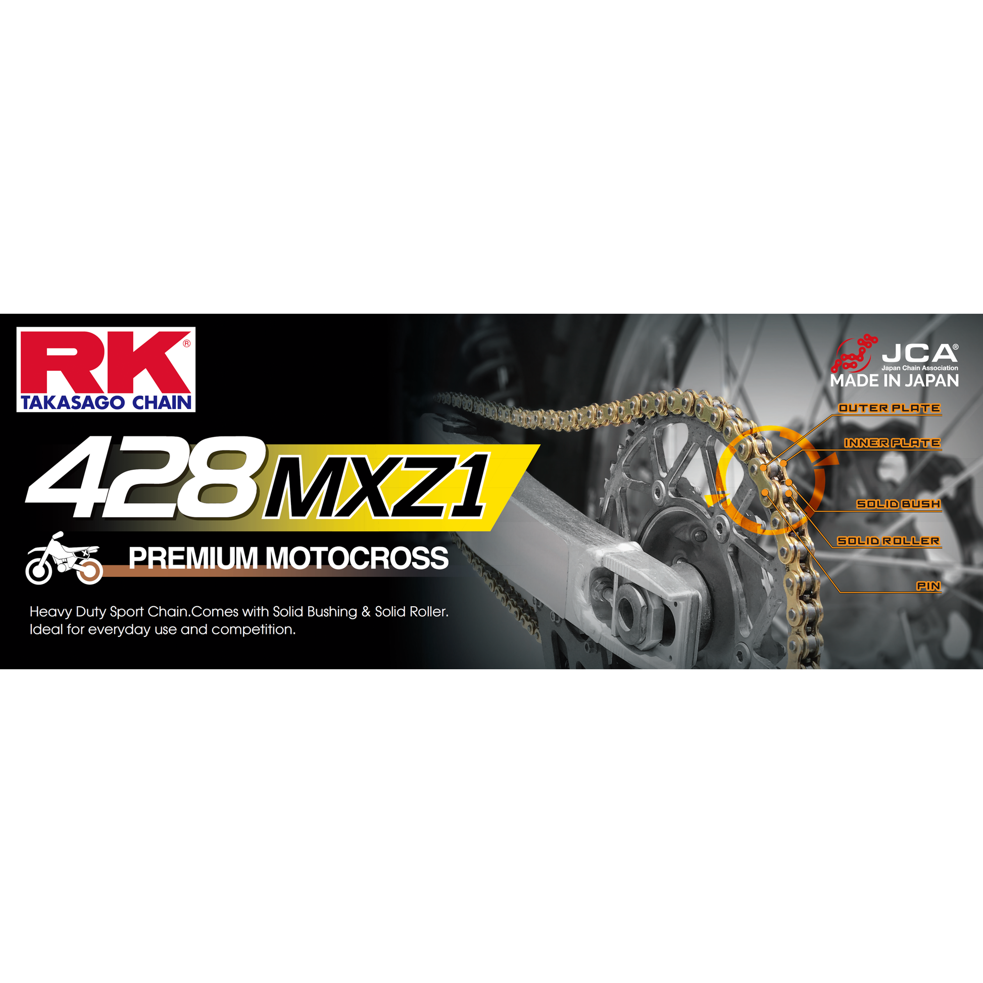 Gb428mxz1 Drive Chain Gold 428 X 120