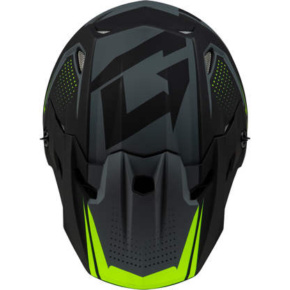 Mx 96 502 Helmet Matte Grey/Hi Viz Md