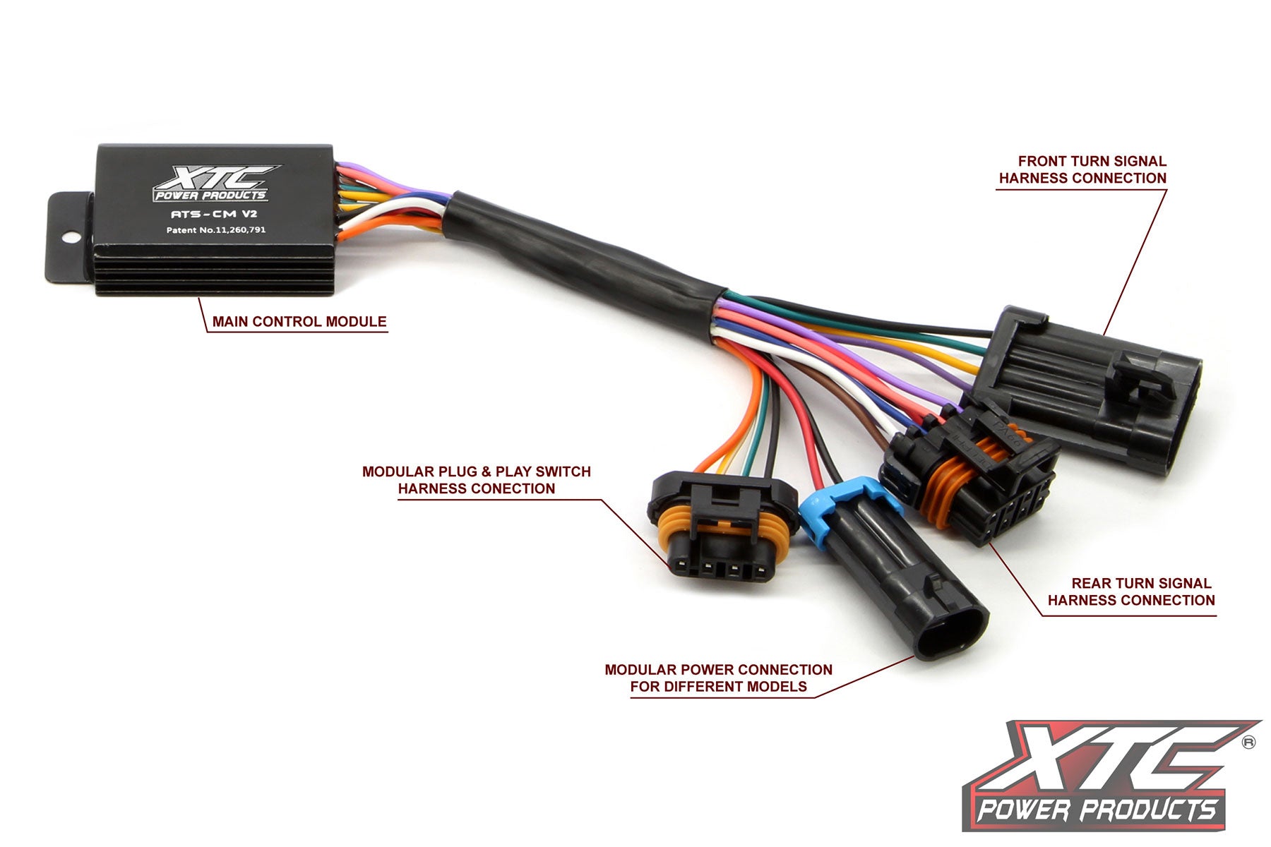 Auto Turn Signal Kit W/ Horn And Front Drl Lights Can