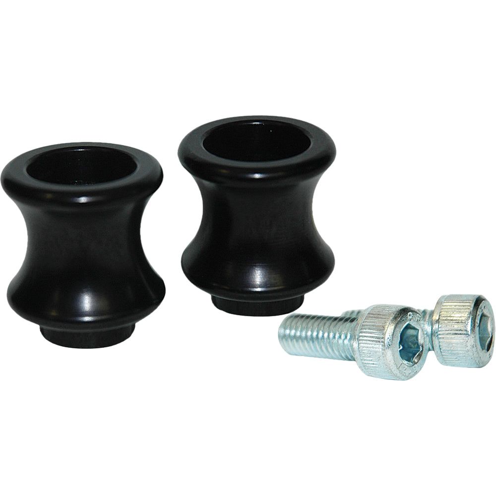 Swingarm Spools 8mm Blk Hon