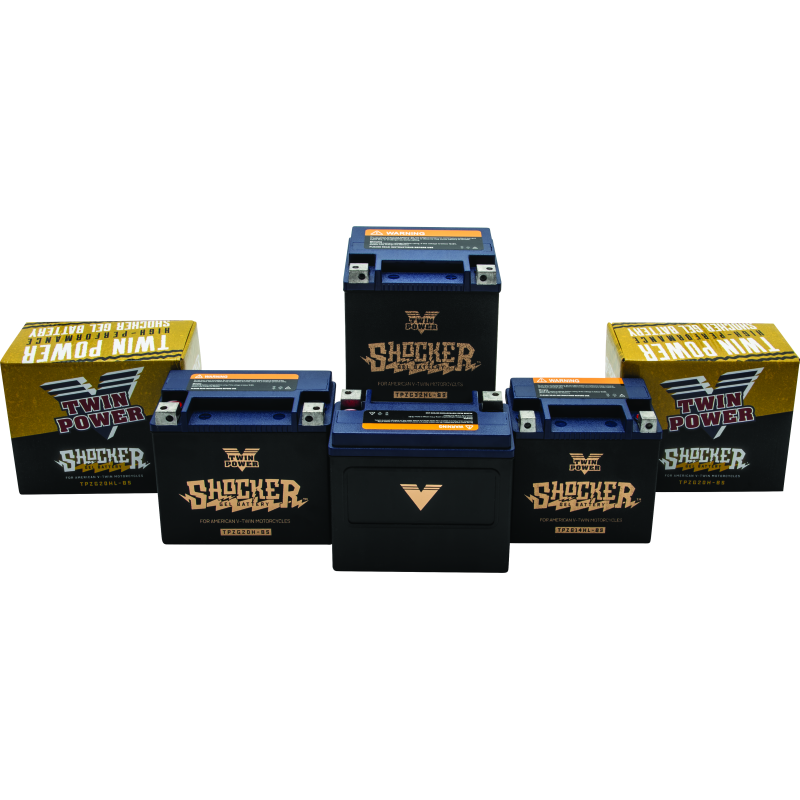 Twin Power YTX-14L Shocker Gel Battery Replaces H-D 65958-04 220 CCA
