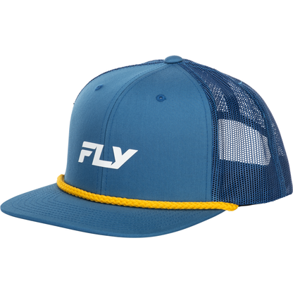Fly Trucker Hat Blue/Yellow