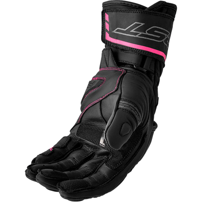 Womens S1 Glove Black/Pink Leather Sm