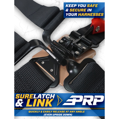 PRP 4.2 Harness with Latch / Link Lap Belt- Blue
