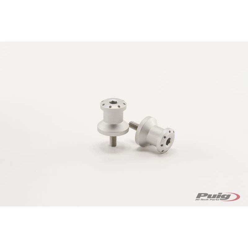 Swingarm Spools Hi Tech 6mm Silver 2/Pk