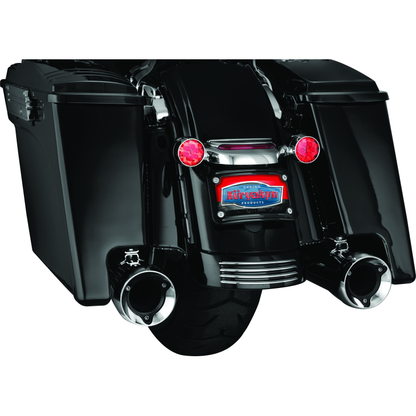 Kuryakyn Curved License Plate Mount Black