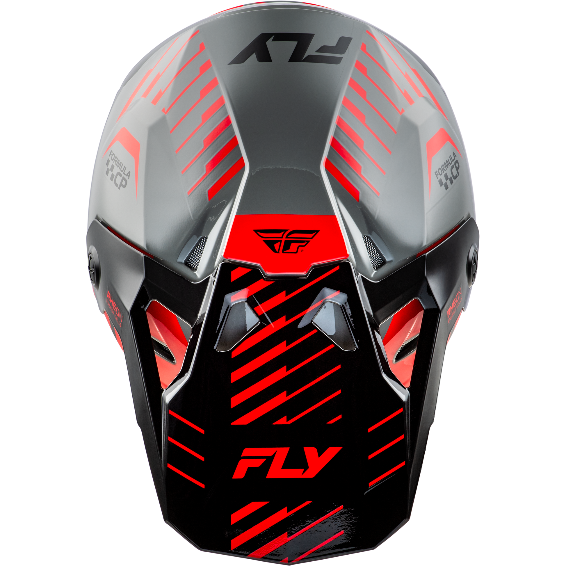 Youth Formula Cp Slice Helmet Grey/Red/Black Yl