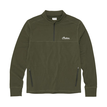 Indian Motorcycle Men's Athlete Script Logo Top, Green - 3XL - 286477714